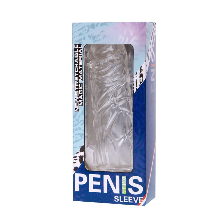 BAILE - CAPA PARA PÉNIS SILICONE TRANSPARENTE 13 CM - Imagem 2