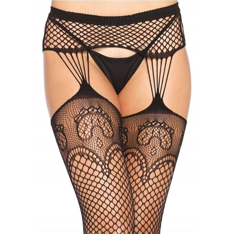 LEG AVENUE - MEIAS NET COM LINHAS LIGAS - Imagem 2