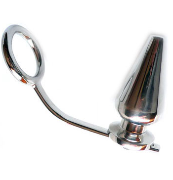Alternative view of METAL HARD - ANEL DE AO COM PLUG ANAL 45 X 50MM