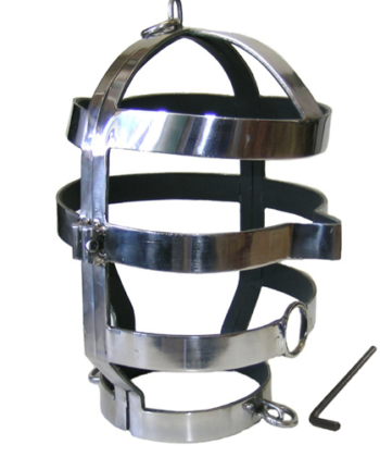 METAL HARD - MASCARA CON COLLAR ACERO