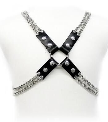 LEATHER BODY - CHAIN HARNESS