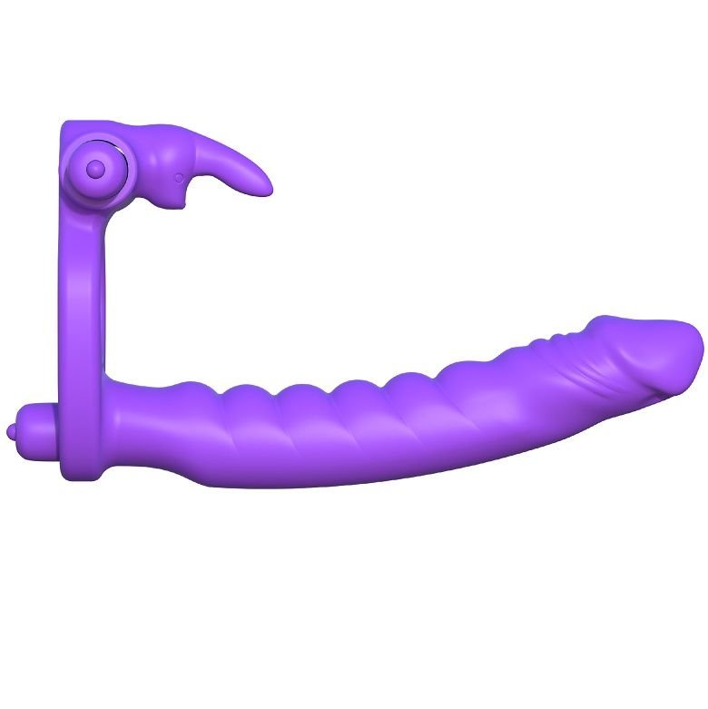 FANTASY C-RINGZ – Vibrador duplo rabbit de silicone - Imagem 5