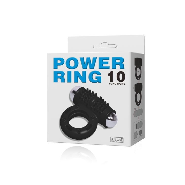 BAILE - ANEL VIBRADOR POWER RING 10V - Imagem 2