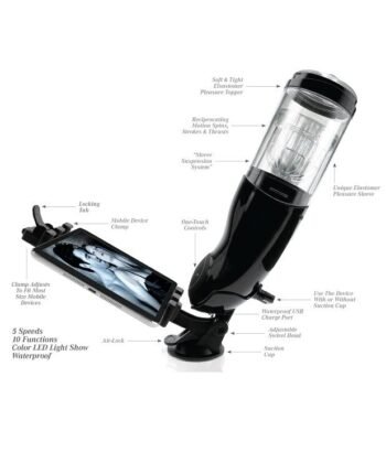 Alternative view of EXTREME TOYZ - PDX MEGA BATOR USB MASTURBADOR MASCULINO ANO NEGRO