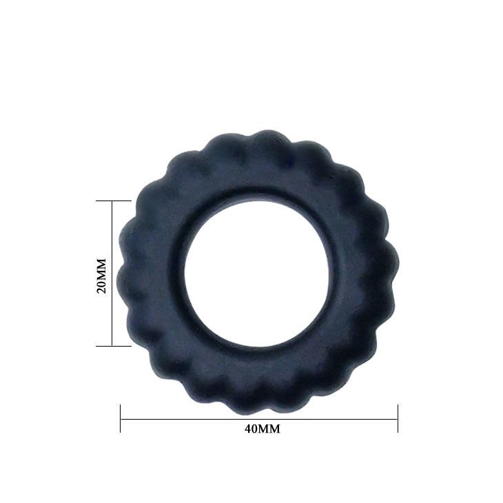 BAILE - ANEL PÊNIS TITAN PRETO 2 CM - Image 4