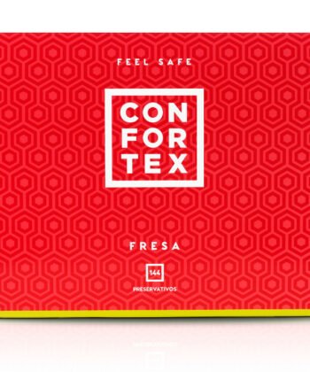 Visão alternativa de CONFORTEX - CONDOM DE MORANGO 144 UNIDADES