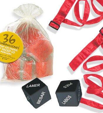 INEDIT - KIT BOLSA ORGANZA ATADURAS ROJO