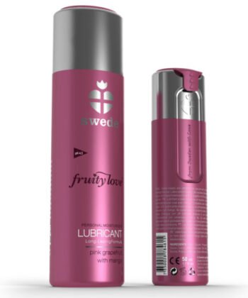 SWEDE - LUBRIFICANTE FRUITY LOVE ROSA TORANJA COM MANGA 100 ML