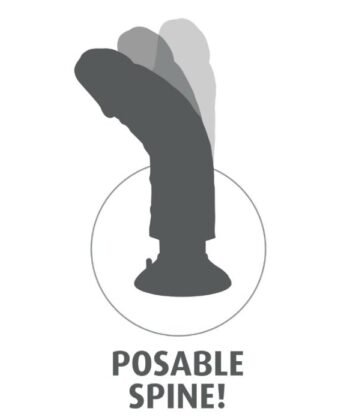 Visão alternativa de KING COCK - VIBRADOR DILDO 17.78 CM NATURAL