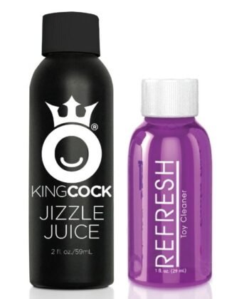 Visão alternativa de KING COCK - DILDO SQUIRTING 17.8 CM NATURAL