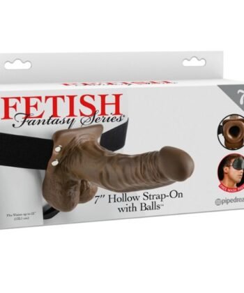 Visão alternativa de FETISH FANTASY SERIES - 7 STRAP-ON OCO COM BOLAS