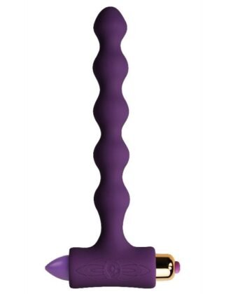 ROCKS-OFF - PLUG ANAL COM VIBRAO E RIOS PETITE SENSATIONS PÉROLAS
