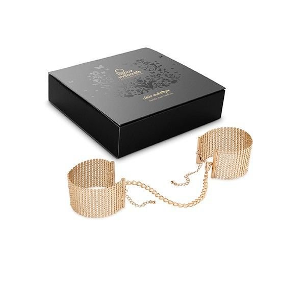 BIJOUX - DÉSIR MÉTALLIQUE ALGEMAS DE MALHA DE METAL DOURADO - Image 2