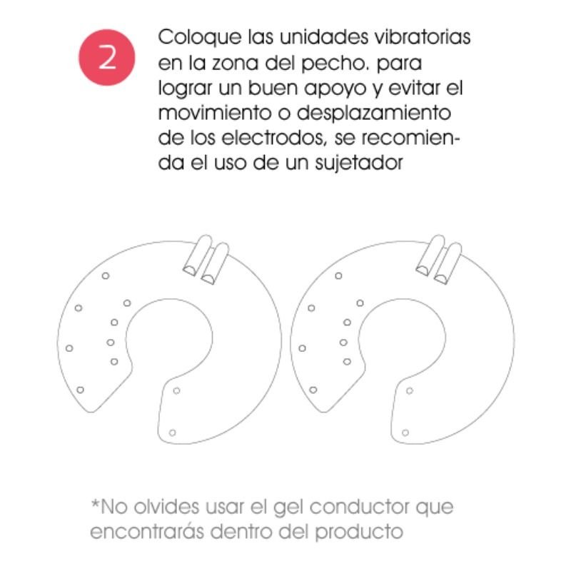 500 COSMETICS - ELETROESTIMULAÇÃO DE AUMENTO DA MAMA U - Imagem 5