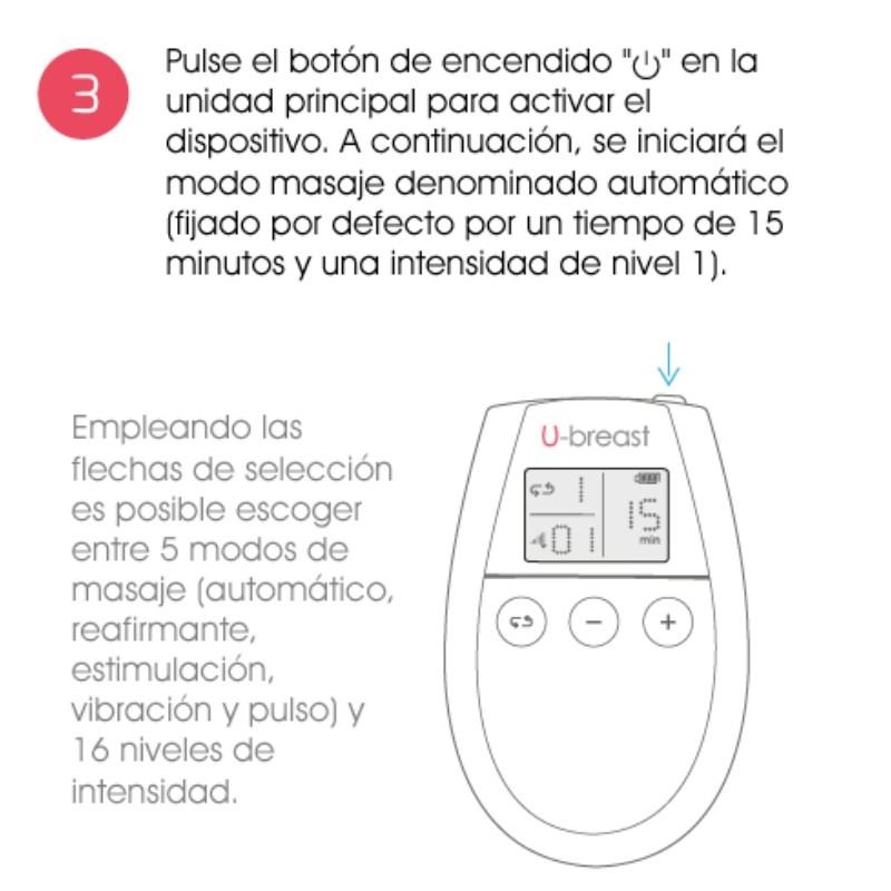500 COSMETICS - ELETROESTIMULAÇÃO DE AUMENTO DA MAMA U - Imagem 4