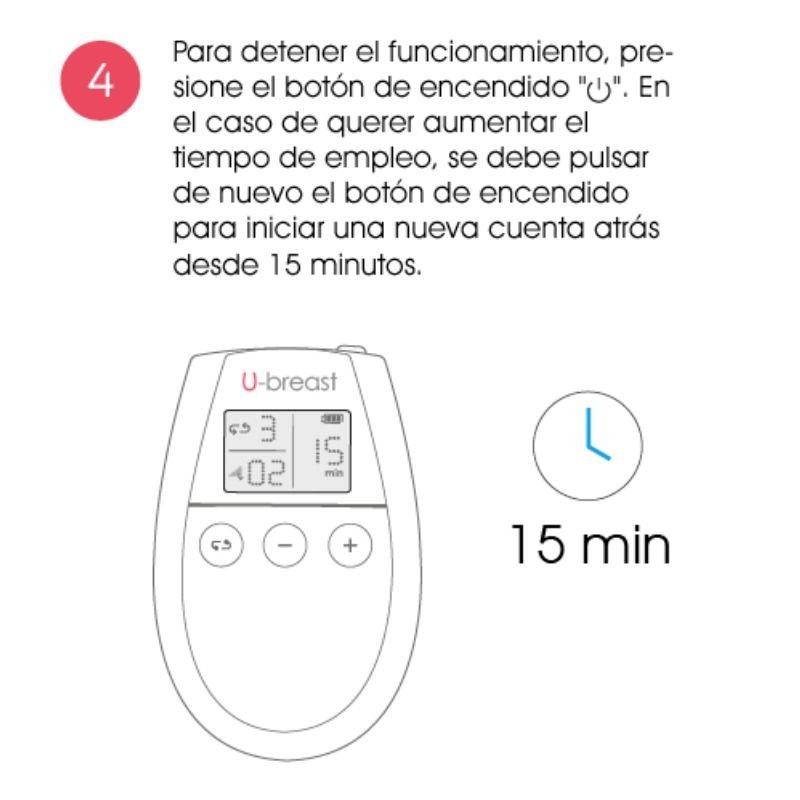 500 COSMETICS - ELETROESTIMULAÇÃO DE AUMENTO DA MAMA U - Imagem 3