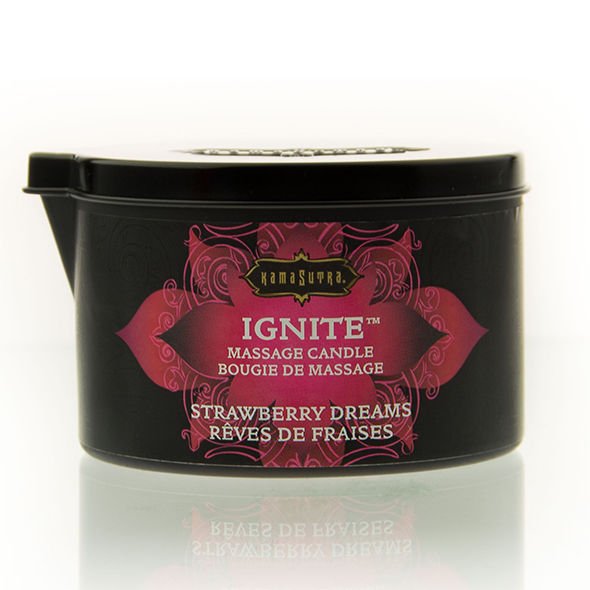 KAMASUTRA - VELA DE MASSAGEM MORANGOS DREAMS 170 GR - Imagem 2