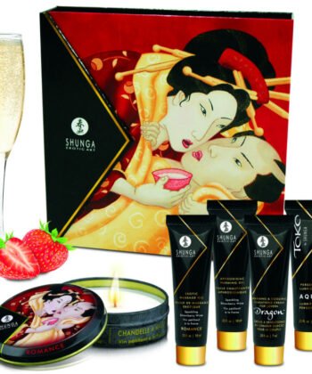 SHUNGA - KIT SECRETO DE MORANGOS E CAVA DE GEIXA