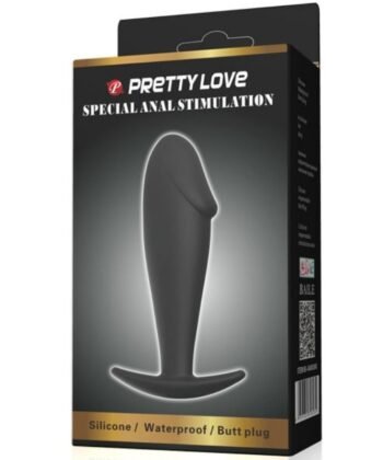 Alternative view of PRETTY LOVE - PLUG ANAL FORMA DE PÊNIS DE SILICONE PRETO