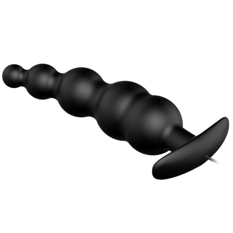 PRETTY LOVE – PLUG ANAL DE ESTIMULAÇÃO EXTRA EM SILICONE COM 12 MODOS DE VIBRAÇÃO PRETO - Image 3