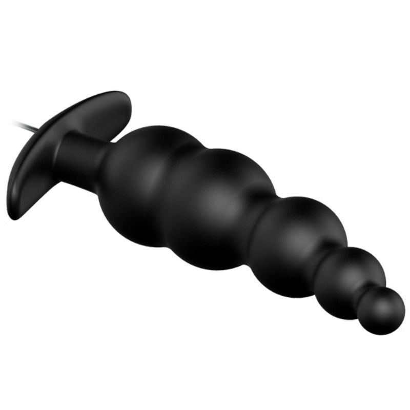 PRETTY LOVE – PLUG ANAL DE ESTIMULAÇÃO EXTRA EM SILICONE COM 12 MODOS DE VIBRAÇÃO PRETO - Image 4