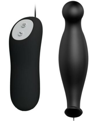 Alternative view of PRETTY LOVE - PLUG ANAL DE SILICONE 12 MODOS DE VIBRAÇÃO PRETO