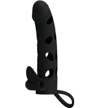 PRETTY LOVE – MANGA PENIANA VIBRATÓRIA EM SILICONE 15.2 CM