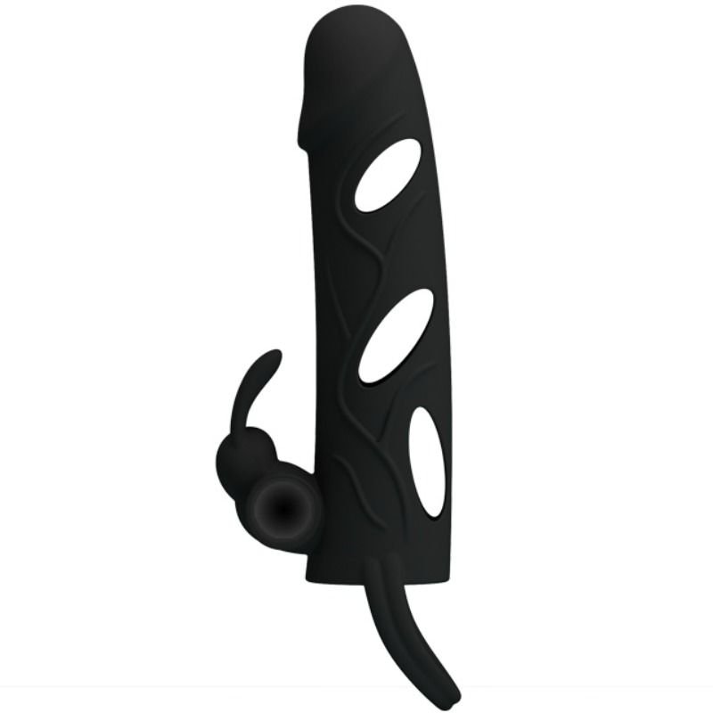 PRETTY LOVE – MANGA PENIANA VIBRATÓRIA EM SILICONE 14 CM
