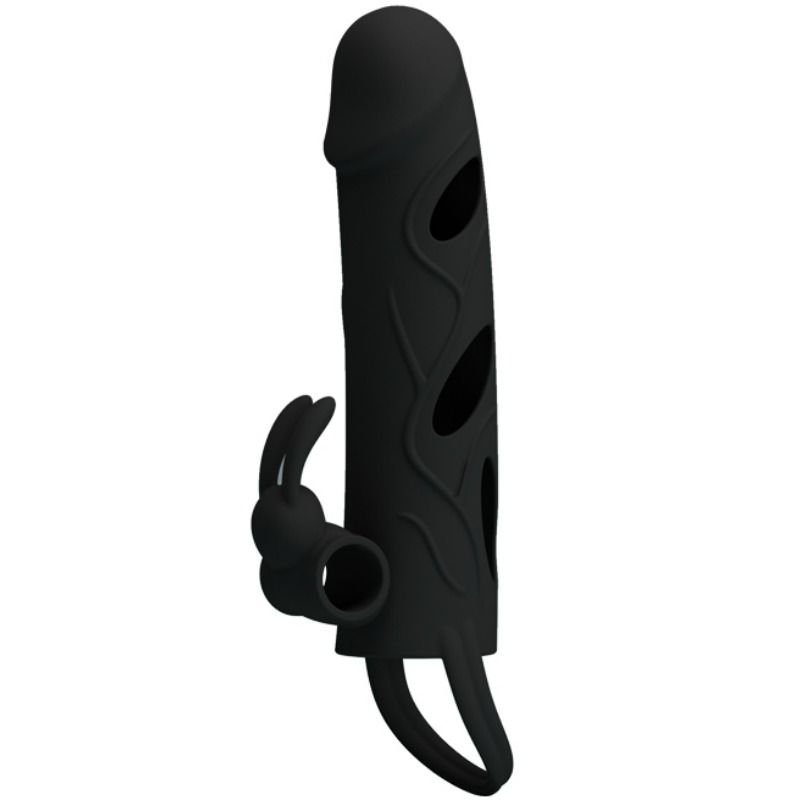 PRETTY LOVE – MANGA PENIANA VIBRATÓRIA EM SILICONE 14 CM - Imagem 2