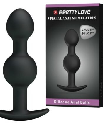 Visão alternativa de PRETTY LOVE - BOLAS ANALES SILICONA ESTIMULACION ESPECIAL 10.3 CM NEGRO