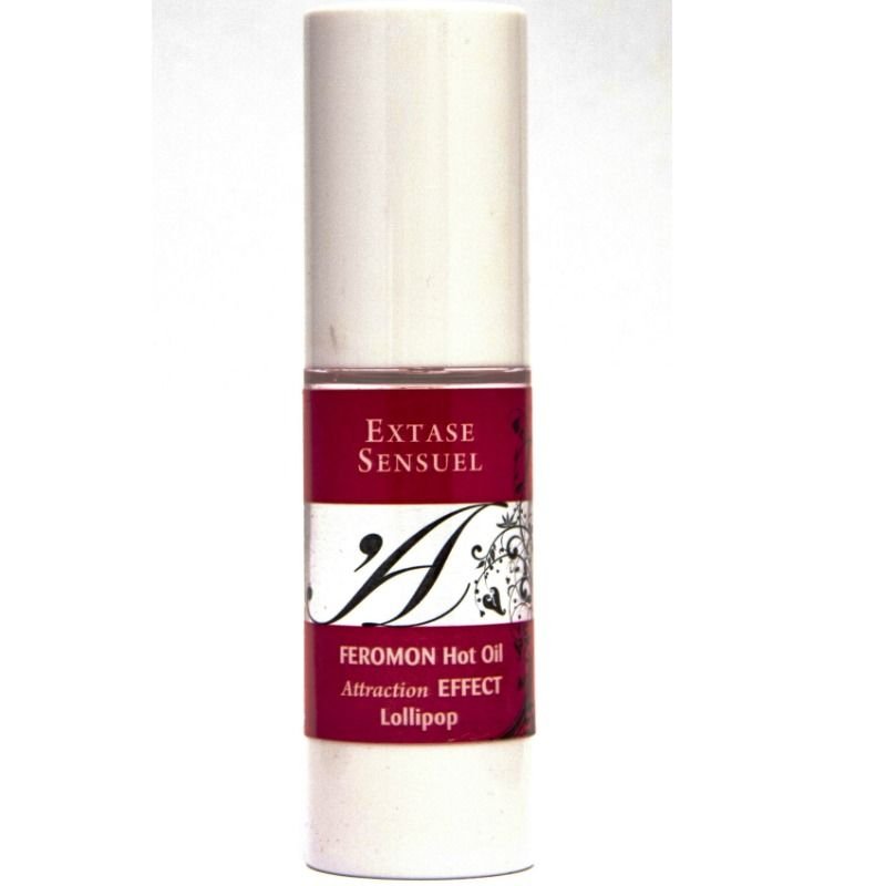 EXTASE SENSUAL - ACEITE MASAJE EFECTO CALOR CON FEROMONAS PIRULETA 30 ML - Image 3