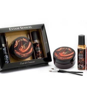 EXTASE SENSUAL - KIT DE PEITO DE CHOCOLATE AFRODISÍACO