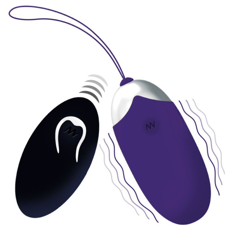 INTENSE - FLIPPY II VIBRANTE OVO COM CONTROLE REMOTO ROXO - Image 5