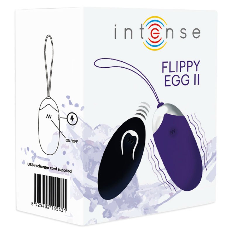 INTENSE - FLIPPY II VIBRANTE OVO COM CONTROLE REMOTO ROXO - Image 4