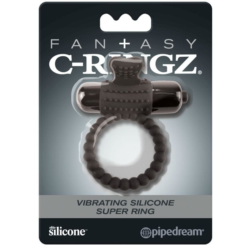 FANTASY C-RINGZ - ANEL VIBRANTE DE SILICONE PRETO - Image 2