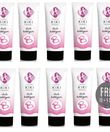 KIKÍ TRAVEL - LUBRIFICANTE SABOR GOMA 50ML 10 + 1 GRÁTIS