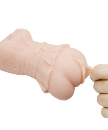 CRAZY BULL - MASTURBADOR DE VAGINA DE PELE DE GUA COM BALAS VIBRANTES - Imagem 4