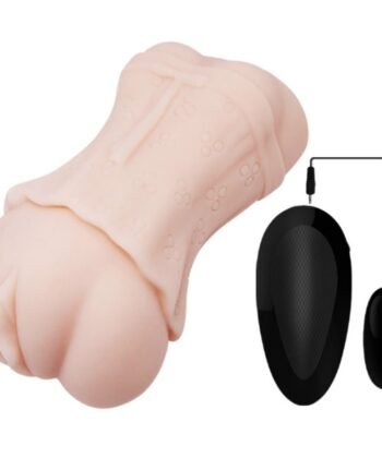 CRAZY BULL - MASTURBADOR DE VAGINA PELE DE GUA COM BALA VIBRANTE 2