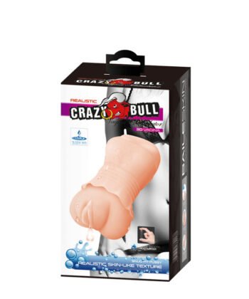 CRAZY BULL - MASTURBADOR DE PELE DE GUA VAGINA MODELO 2