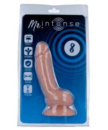 MR INTENSE - 8 PENE REALÍSTICO 17.6 CM -O- 3.5 CM