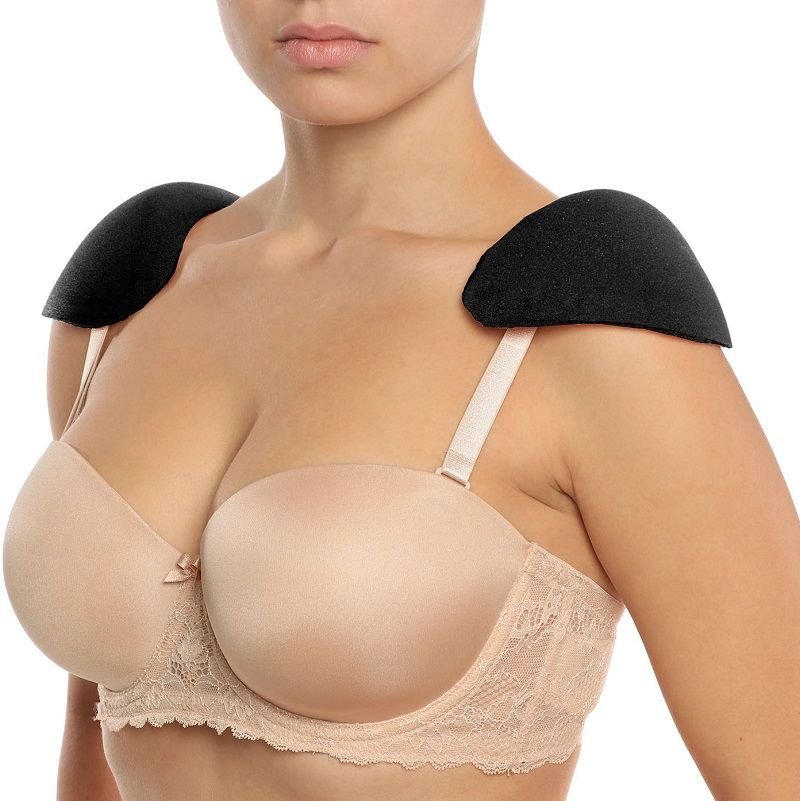 BYE-BRA - SUPORTE PROTETORES DE OMBRO PRETO - Image 5