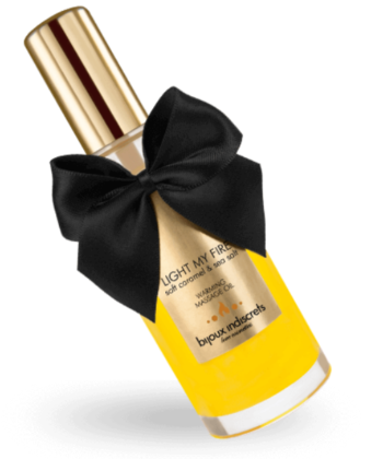 BIJOUX - ACEITE MASAJE EFECTO CALOR AROMA CARAMELO