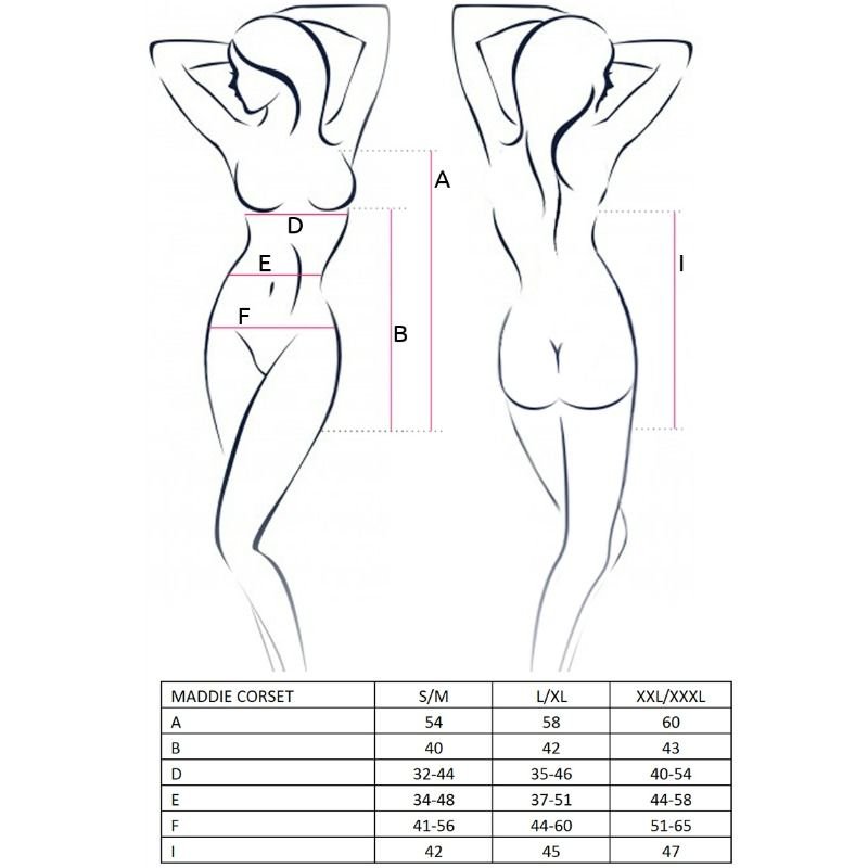 PASSION - WOMAN MADDIE CORSET NEGRO TALLA L/XL - Image 2