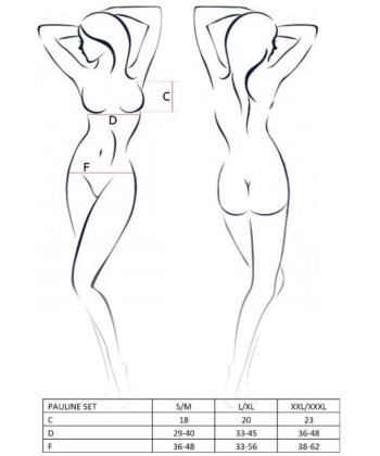 Alternative view of PASSION - WOMAN PAULINE SET 3 PIEZAS TALLA L/XL