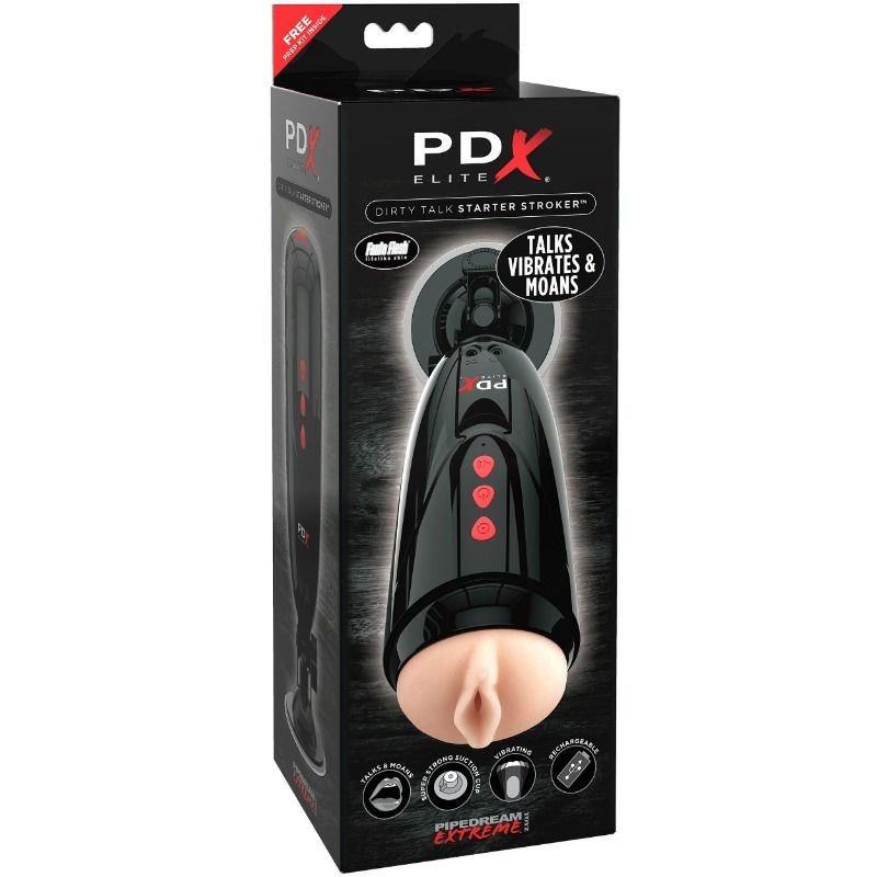 PDX ELITE - DIRTY TALK STARTER STROKER - Image 2