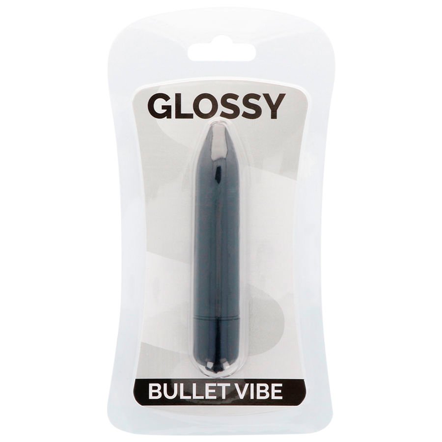 GLOSSY - THIN VIBRADOR NEGRO - Image 2