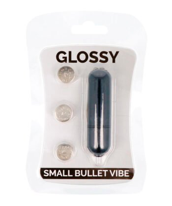 Visão alternativa de GLOSSY - SMALL BALA VIBRADORA NEGRO