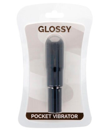 Visão alternativa de GLOSSY - POCKET VIBRADOR NEGRO