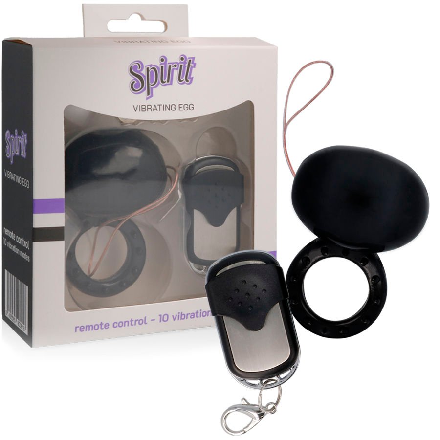 SPIRIT - ANILLO VIBRADOR CONTROL REMOTO NEGRO - Imagem 2