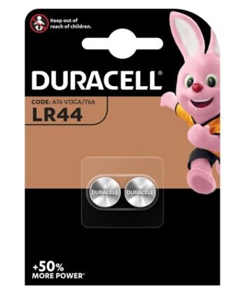 DURACELL - BATERIA LR44 1,5V 2 UNIDADES